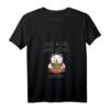 Damen Just A Girl Who Loves Ramen - Kawaii Anime Katzen T-Shirt mit V-Ausschnitt, Perfekt für Otaku, Japan- und Nudelliebhaberinnen, ideales Geschenk für Mädchen & Frauen