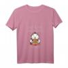 Damen Just A Girl Who Loves Ramen - Kawaii Anime Katzen T-Shirt mit V-Ausschnitt, Perfekt für Otaku, Japan- und Nudelliebhaberinnen, ideales Geschenk für Mädchen & Frauen