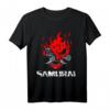 Samurai Japanische Dämonenmaske Cyberpunk Punk T-Shirt – Streetwear im japanischen Design für Fans & Cosplayer