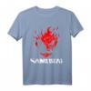 Samurai Japanische Dämonenmaske Cyberpunk Punk T-Shirt – Streetwear im japanischen Design für Fans & Cosplayer