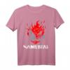 Samurai Japanische Dämonenmaske Cyberpunk Punk T-Shirt – Streetwear im japanischen Design für Fans & Cosplayer