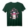Kawaii Kokeshi und Maneki Neko T-Shirt – Japanisches Kimono und Glückskatzen Design für Fans japanischer Kultur und Traditionen