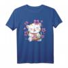 Japanische Katze und Sushi T-Shirt - Kawaii Kultur für Sushi- und Japan-Fans