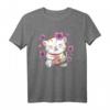 Japanische Katze und Sushi T-Shirt - Kawaii Kultur für Sushi- und Japan-Fans