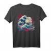 Japanische Welle I Große Welle I The Great Wave off Kanagawa T-Shirt - Lustiges Geschenk für Männer & Frauen