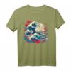 Japanische Welle I Große Welle I The Great Wave off Kanagawa T-Shirt - Lustiges Geschenk für Männer & Frauen