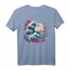 Japanische Welle I Große Welle I The Great Wave off Kanagawa T-Shirt - Lustiges Geschenk für Männer & Frauen