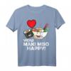 Cute Kawaii Sushi You Maki Miso Happy! Asia Food Ramen T-Shirt – Lustiges Sushi Design für Sushi Liebhaber & Fans der Japanischen Küche
