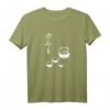 Zen Koan Kalligrafie T-Shirt mit Teeweg Motiv ‘Koche Dir Einen Tee’ – Spirituelles Tee-Design für Meditation, Achtsamkeit & Japanische Teezeremonie