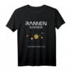 Herren Ramen Nudeln Japanisch Space Sonnensystem T-Shirt – Lustiges Nudel-Design als Geschenk für Ramen und Space Fans, Weihnachten & Geburtstag