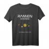 Herren Ramen Nudeln Japanisch Space Sonnensystem T-Shirt – Lustiges Nudel-Design als Geschenk für Ramen und Space Fans, Weihnachten & Geburtstag