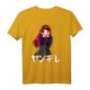 Anime Yandere Japan Baka Sprüche Manga Otaku T-Shirt – Lustiges Geschenk für Anime- und Manga-Fans, Otaku & Cosplay Freunde