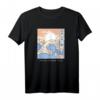 Japanese Aesthetic - Die Große Welle vor Kanagawa - Japan T-Shirt für Streetwear, E Girl & E Boy, Kunst & Grunge Style