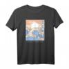 Japanese Aesthetic - Die Große Welle vor Kanagawa - Japan T-Shirt für Streetwear, E Girl & E Boy, Kunst & Grunge Style