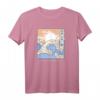 Japanese Aesthetic - Die Große Welle vor Kanagawa - Japan T-Shirt für Streetwear, E Girl & E Boy, Kunst & Grunge Style