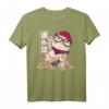 MANEKI NEKO Japanisch Katze Winkekatze auf Münzen sitzend - Glücksbringer T-Shirt für Fans japanischer Kultur, perfekte Geschenkidee zu Weihnachten und Geburtstag