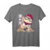 MANEKI NEKO Japanisch Katze Winkekatze auf Münzen sitzend - Glücksbringer T-Shirt für Fans japanischer Kultur, perfekte Geschenkidee zu Weihnachten und Geburtstag