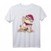 MANEKI NEKO Japanisch Katze Winkekatze auf Münzen sitzend - Glücksbringer T-Shirt für Fans japanischer Kultur, perfekte Geschenkidee zu Weihnachten und Geburtstag