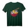 Kawaii Anime Japanese Ramen Noodles Furry Grey Wolf T-Shirt – Lustiges Tier- und Japan-Design für Schule & Freizeit