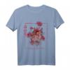 Japanische Spinnenlilien Anime Blumen T-Shirt in Soft Grunge Ästhetik – Otaku, Harajuku & Tokyo Streetwear für Anime Fans