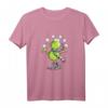 Frosch jongliert Schneebälle im Winter - Lustiges Cartoon Fun T-Shirt für Kinder, Damen und Herren mit Humor