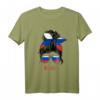 Russland Girl Russland Frau Flagge T-Shirt – Patriotische Kleidung für Frauen mit Flaggenmotiv
