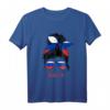 Russland Girl Russland Frau Flagge T-Shirt – Patriotische Kleidung für Frauen mit Flaggenmotiv