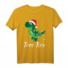 Lustiges Tree Rex Weihnachts-T-Shirt mit Dino und Kugeln – Perfekt für Kinder, Herren und Damen zu Weihnachten & Silvester