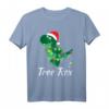Lustiges Tree Rex Weihnachts-T-Shirt mit Dino und Kugeln – Perfekt für Kinder, Herren und Damen zu Weihnachten & Silvester
