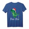 Lustiges Tree Rex Weihnachts-T-Shirt mit Dino und Kugeln – Perfekt für Kinder, Herren und Damen zu Weihnachten & Silvester