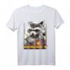 Marvel Rocket Guardians of the Galaxy Glare Graphic T-Shirt - Offiziell lizenziertes Marvel Merchandise