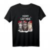 Merry Catmas Cat - Lustiges Weihnachts T-Shirt für Katzenliebhaber, Katzenmütter & Katzenväter, Perfekt als Geschenk zu Weihnachten