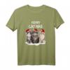 Merry Catmas Cat - Lustiges Weihnachts T-Shirt für Katzenliebhaber, Katzenmütter & Katzenväter, Perfekt als Geschenk zu Weihnachten