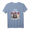 Merry Catmas Cat - Lustiges Weihnachts T-Shirt für Katzenliebhaber, Katzenmütter & Katzenväter, Perfekt als Geschenk zu Weihnachten