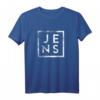 Jens Minimalismus T-Shirt – Lustiges Geschenk für Papa, Vater oder Arbeitskollegen mit dem Vornamen Jens