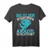 Das ist mein offizielles Axolotl Schlafshirt - Bequeme T-Shirt für Axolotl Züchter und Liebhaber