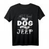 T-Shirt mit Aufschrift '40Geburtstag' – Lustiges Geschenk für Hundeliebhaber und Jeep-Fans zum Geburtstag