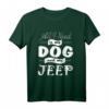T-Shirt mit Aufschrift '40Geburtstag' – Lustiges Geschenk für Hundeliebhaber und Jeep-Fans zum Geburtstag