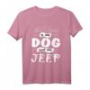 T-Shirt mit Aufschrift '40Geburtstag' – Lustiges Geschenk für Hundeliebhaber und Jeep-Fans zum Geburtstag