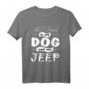 T-Shirt mit Aufschrift '40Geburtstag' – Lustiges Geschenk für Hundeliebhaber und Jeep-Fans zum Geburtstag