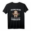 Lustiges Faultier T-Shirt mit Spruch 'Ich Kam Ich Sah Und Hatte Direkt Keinen Bock' – Witziges Outfit für Frauen, Männer & Kinder, ideal für Faulpelze
