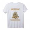 Mopsige Weihnachten - Lustiges Mops Hund T-Shirt mit Weihnachtsbaum Motiv für Hundeliebhaber und Mopsbesitzer