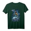 Aquaman Movie T-Shirt – Swimming with Sharks, Offiziell lizenziert, für Erwachsene, Kinder & Damen