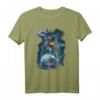 Aquaman Movie T-Shirt – Swimming with Sharks, Offiziell lizenziert, für Erwachsene, Kinder & Damen