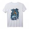 Aquaman Movie T-Shirt – Swimming with Sharks, Offiziell lizenziert, für Erwachsene, Kinder & Damen