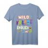 Kinder Wild Frech & Endlich 3 Jahre Alt Geburtstagsshirt – Lustiges Geschenk für Mädchen und Jungen zum 3. Geburtstag