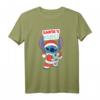 Weihnachten Lilo & Stitch Santa's Here T-Shirt - Festliches Disney Fan-Artikel für Weihnachten & Geburtstage