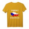 Made In Czech Republic Flag Shirt – Geschenkidee für Tschechen, Freunde & Familie, perfekt für Geburtstag, Weihnachten & Jubiläum