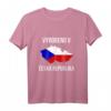 Made In Czech Republic Flag Shirt – Geschenkidee für Tschechen, Freunde & Familie, perfekt für Geburtstag, Weihnachten & Jubiläum