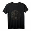 Arabisches Maghrebi Andalous Kalligraphie Yin Yang Tao Symbol T-Shirt – Spirituelles Geschenk für Meditation, Yoga & islamische Kunstliebhaber